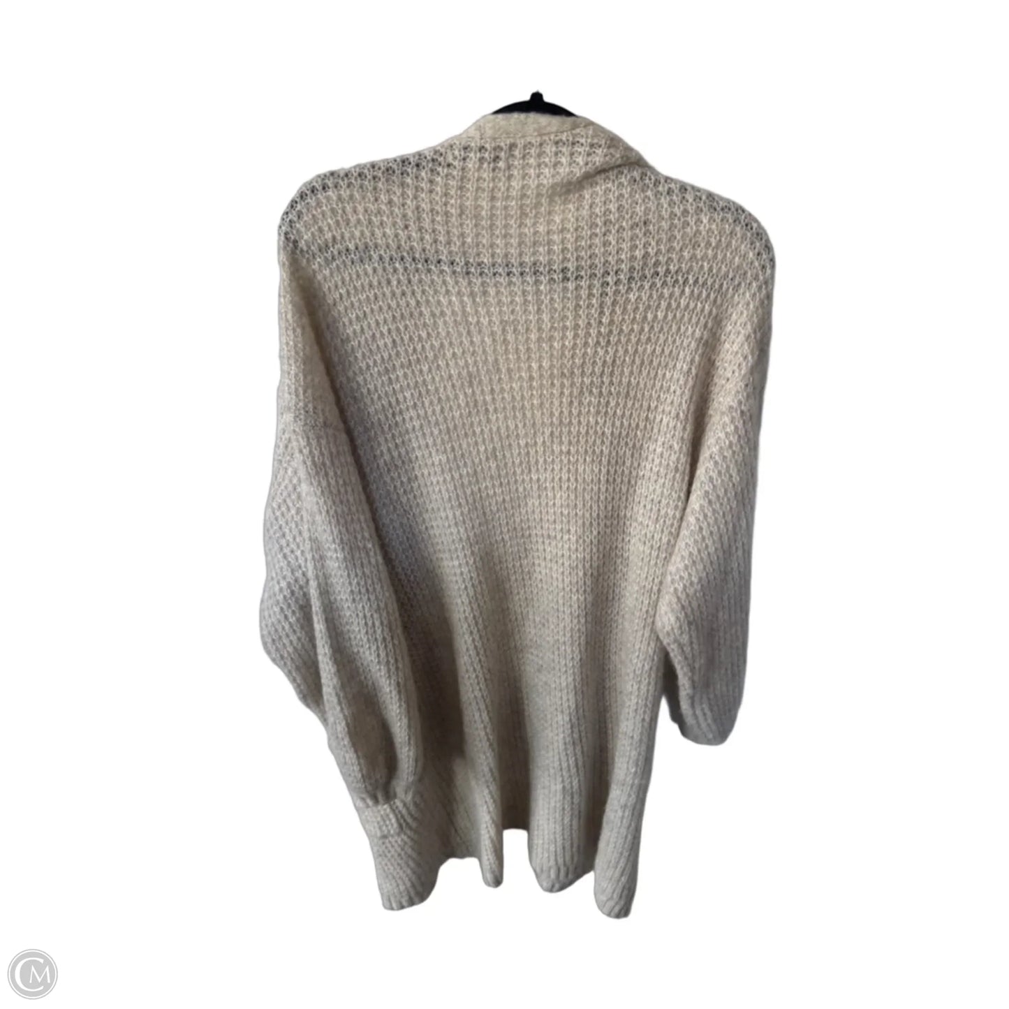 Sweater Cardigan By American Eagle In Cream, Size: M