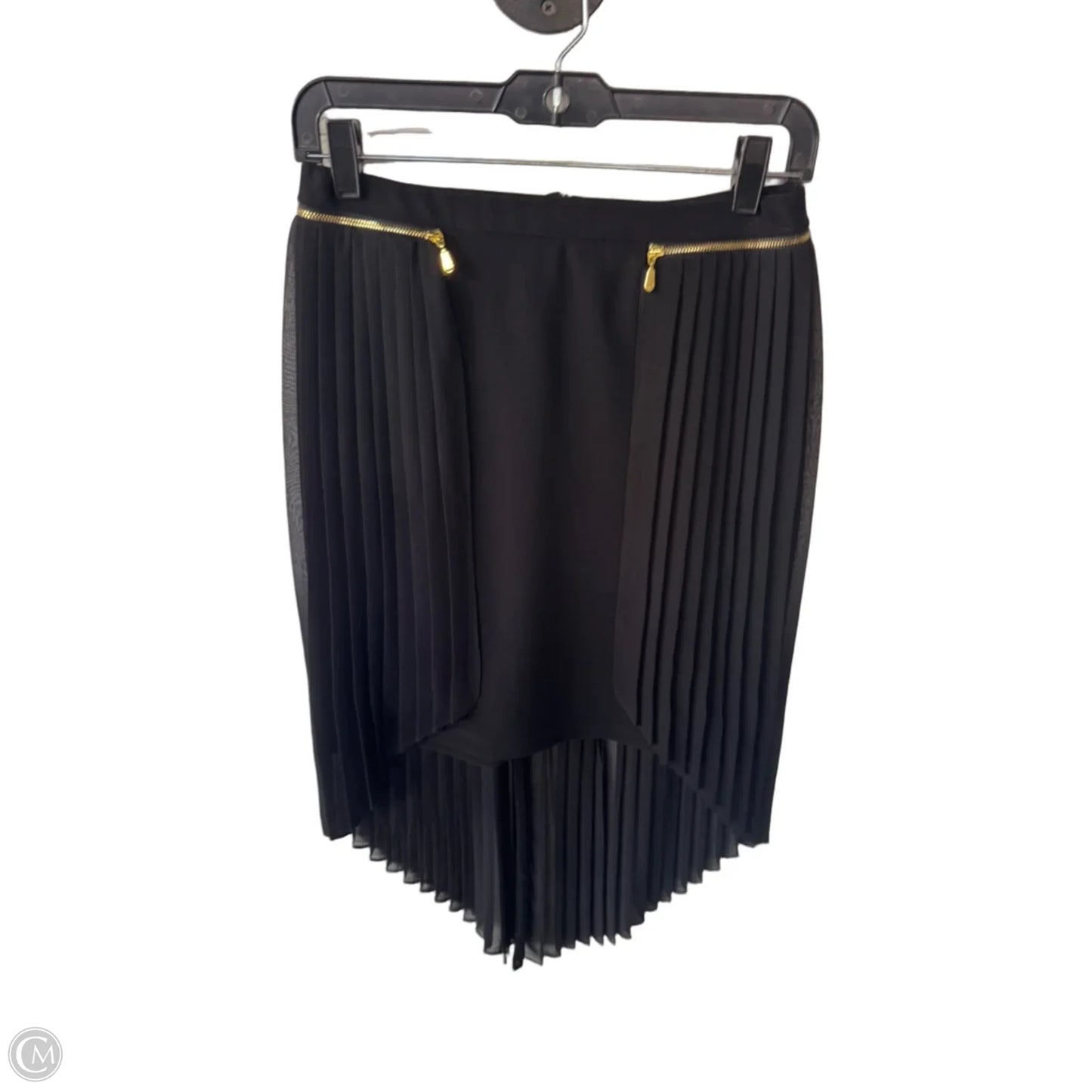 Skirt Midi By Joseph Ribkoff In Black & Gold, Size: 6