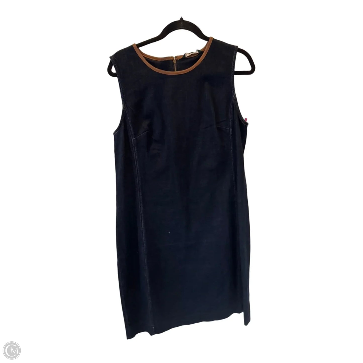 Dress Casual Short By Lauren By Ralph Lauren In Blue Denim, Size: L