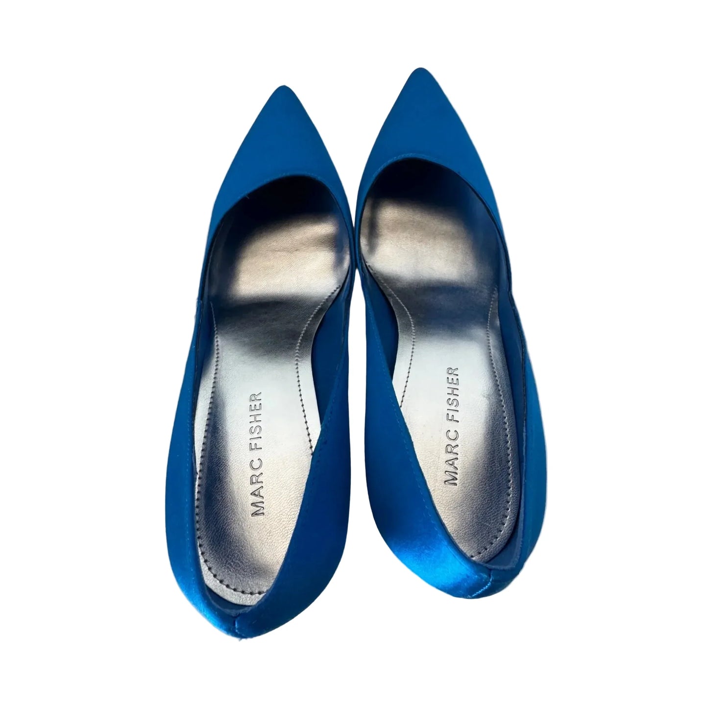 Shoes Heels Stiletto By Marc Fisher In Blue, Size: 6.5