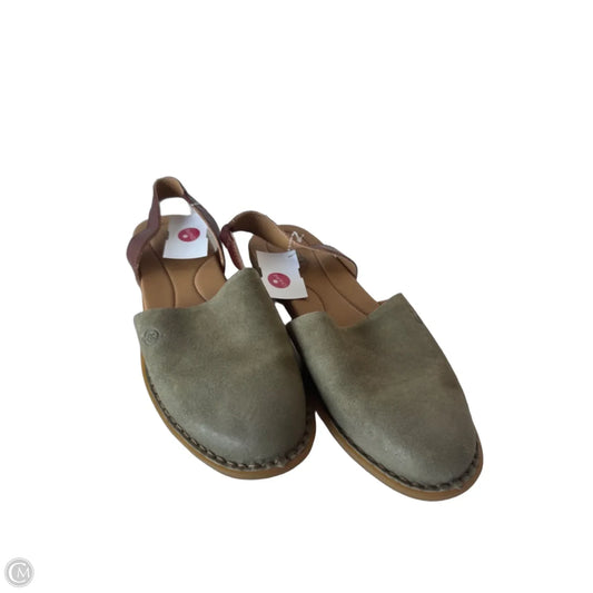 Shoes Flats By Born In Green, Size: 9