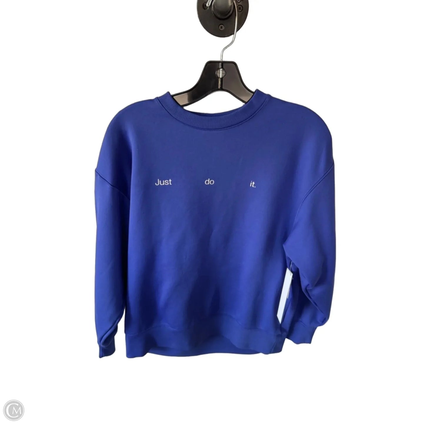 Athletic Sweatshirt Crewneck By Nike In Purple, Size: S