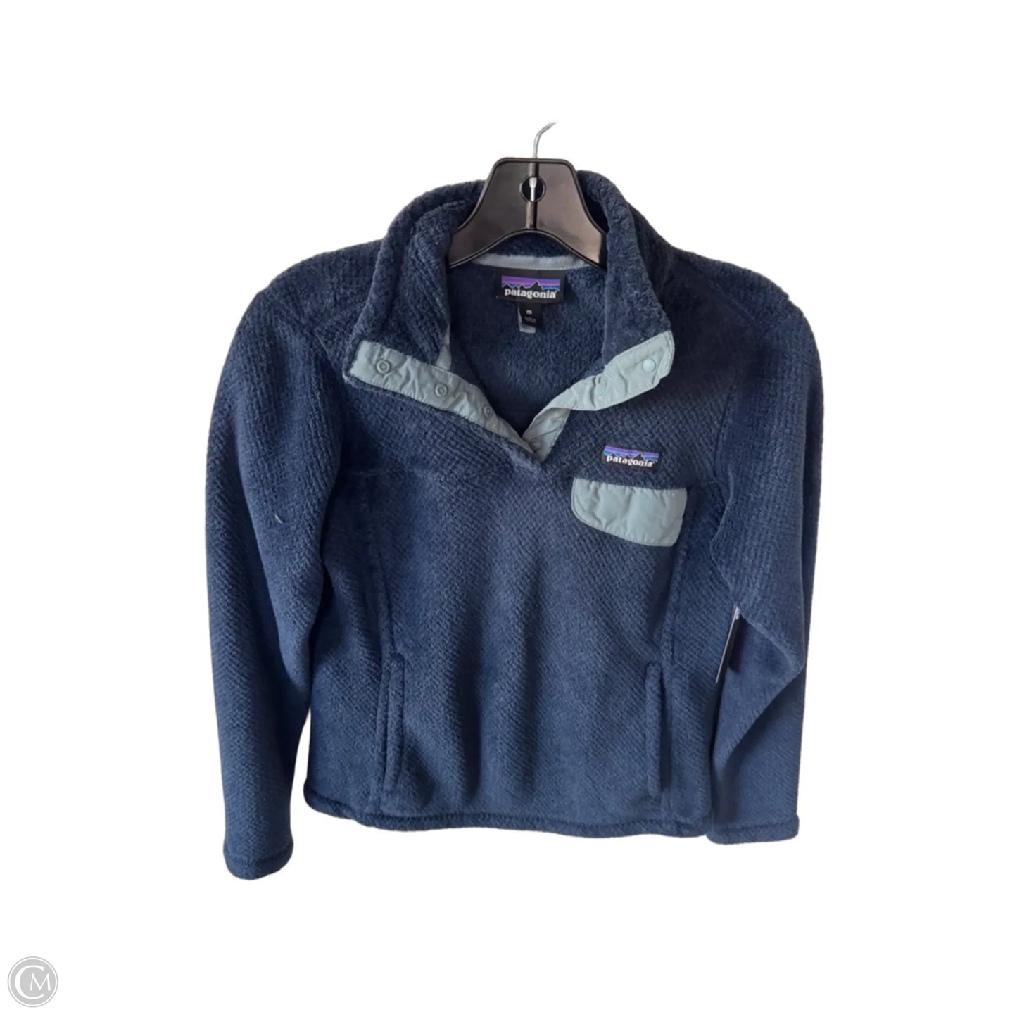 Jacket Fleece By Patagonia In Blue, Size: Xs