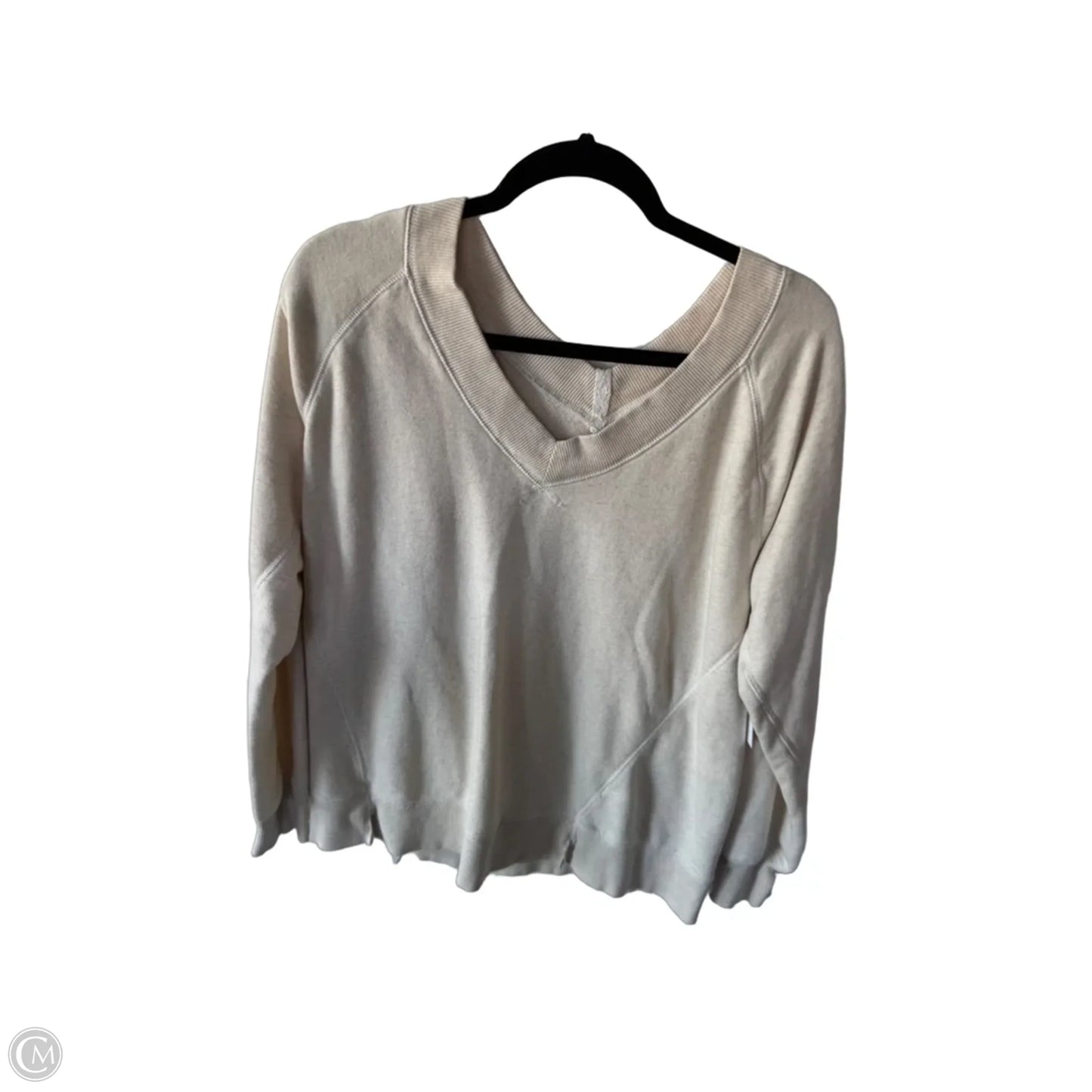 Sweatshirt Crewneck By Aerie In Cream, Size: Xs