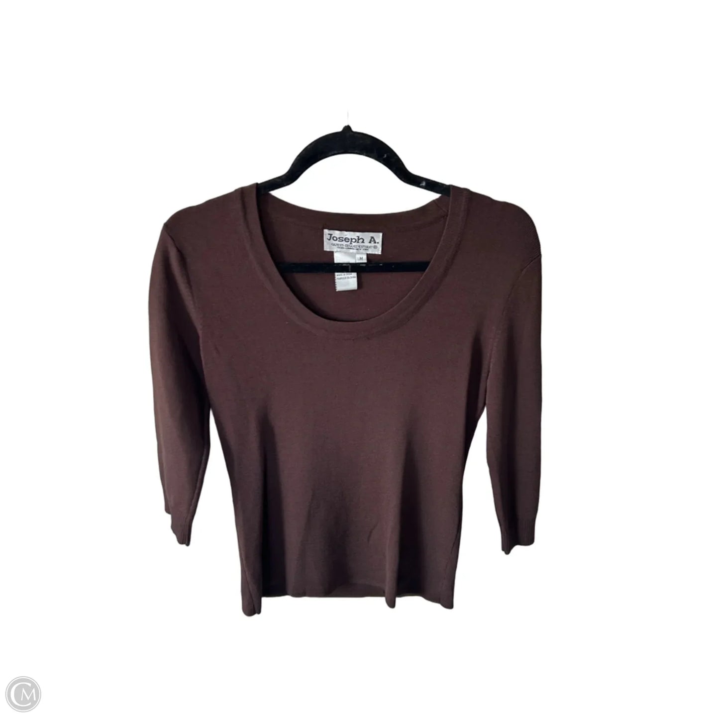 Sweater By Joseph A. In Brown, Size: M