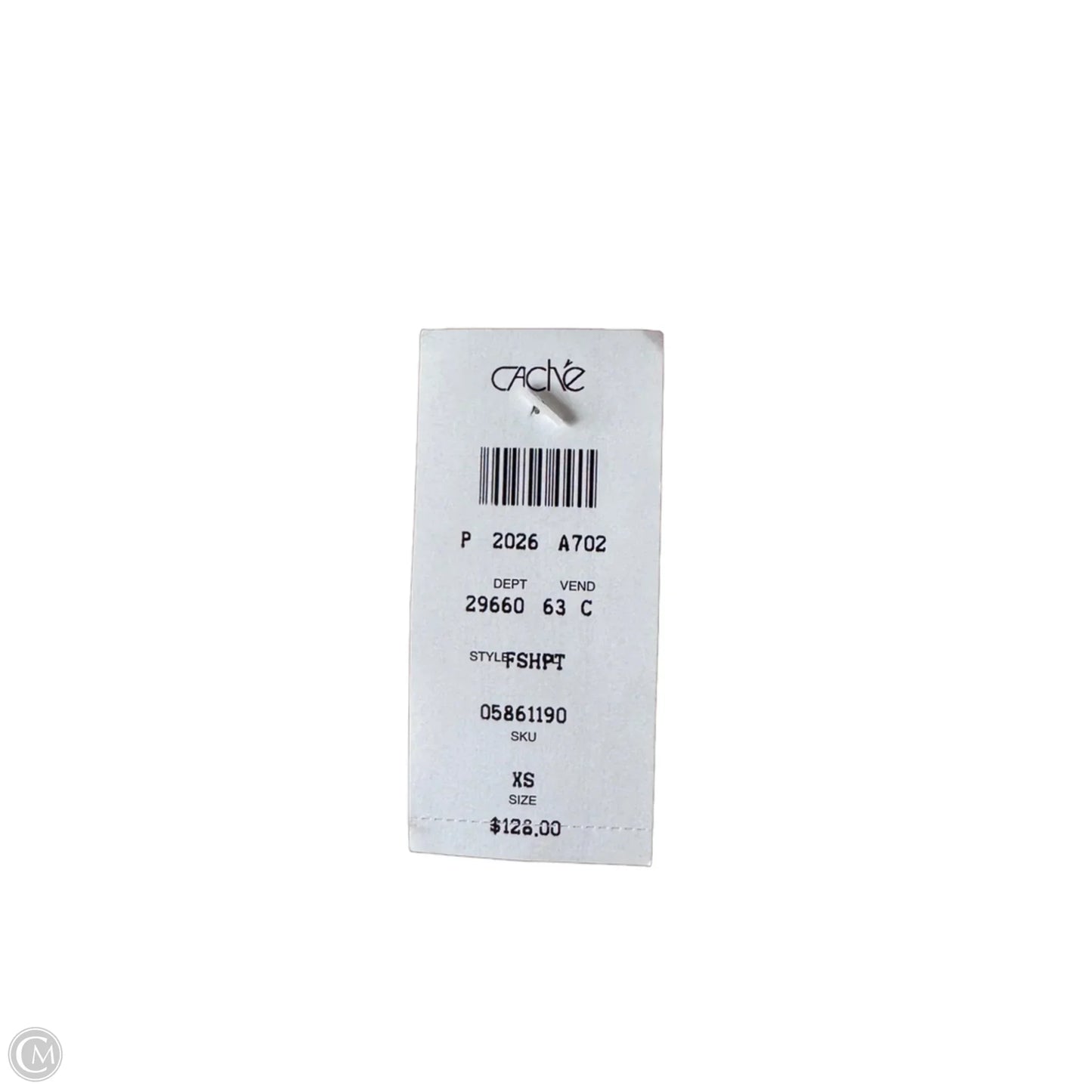 Top 3/4 Sleeve By Cache In Pink & Tan, Size: Xs