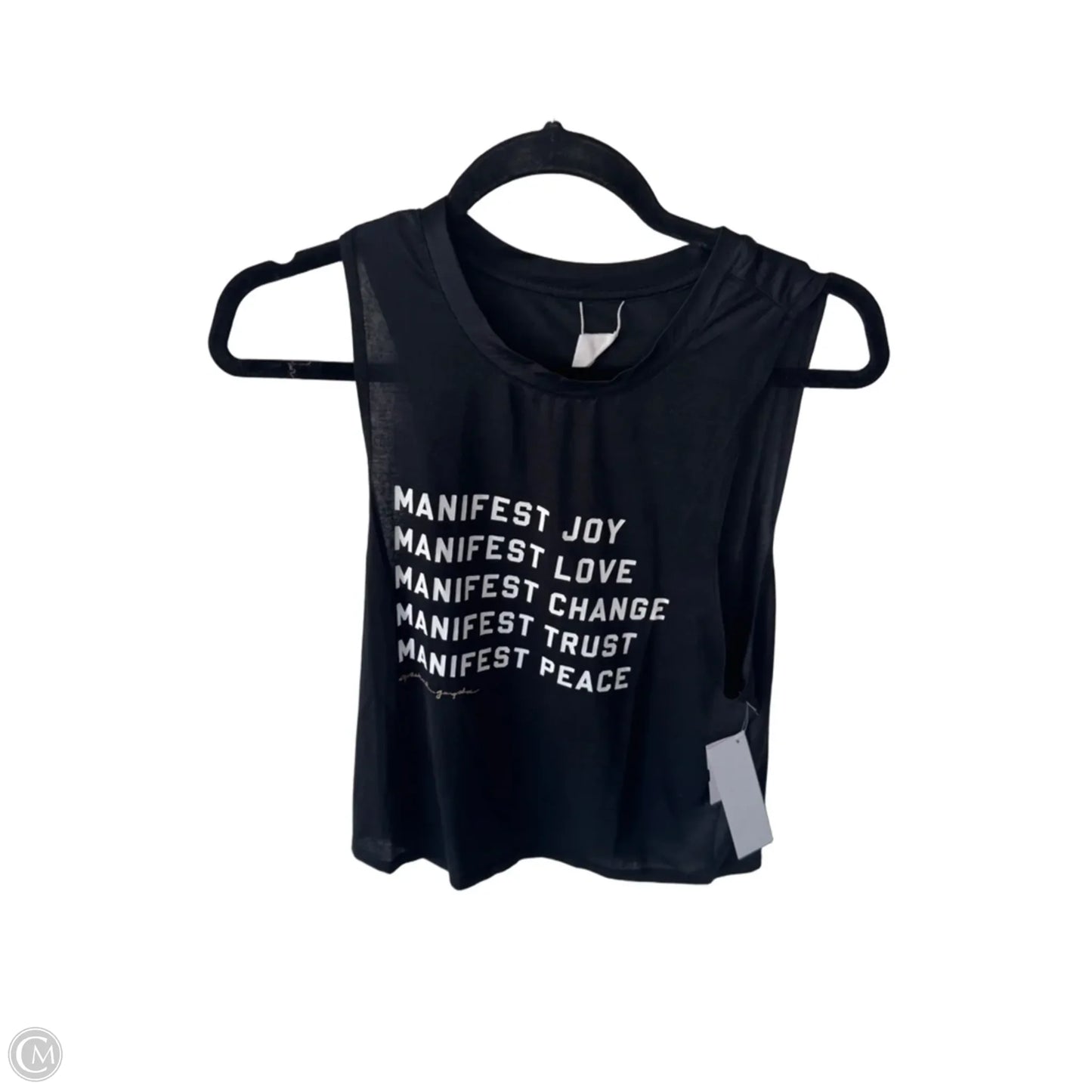 Athletic Tank Top By Spiritual Gangster In Black & White, Size: S