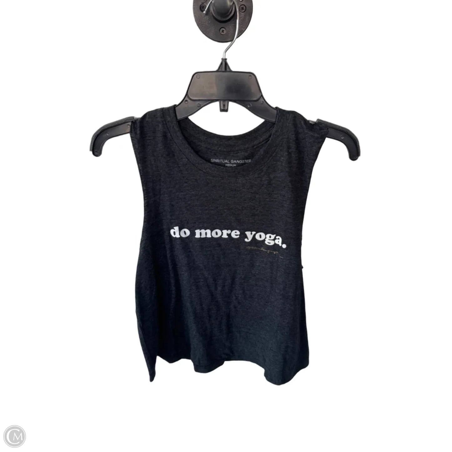 Athletic Tank Top By Spiritual Gangster In Grey, Size: M