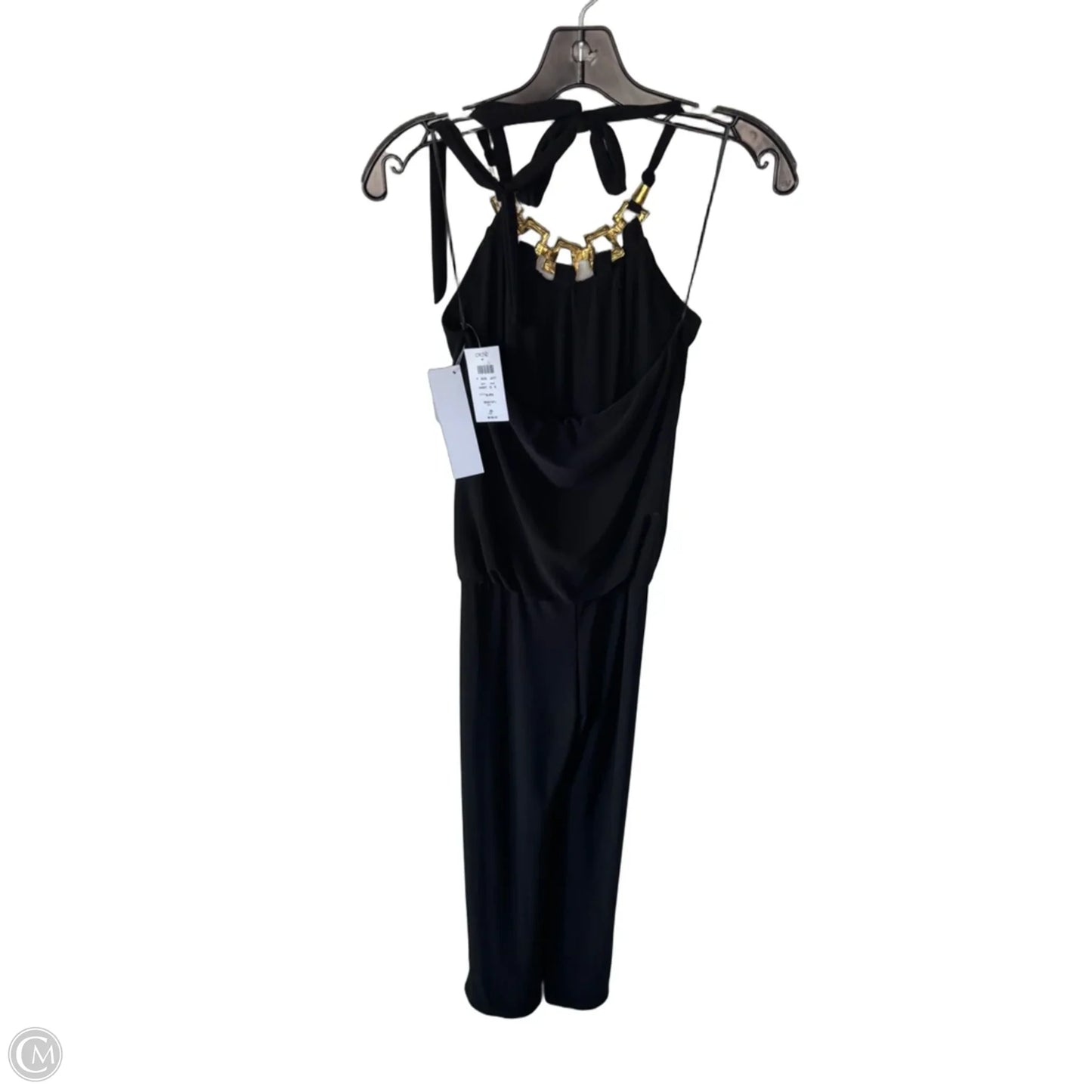 Jumpsuit By Cache In Black & Gold, Size: Xs