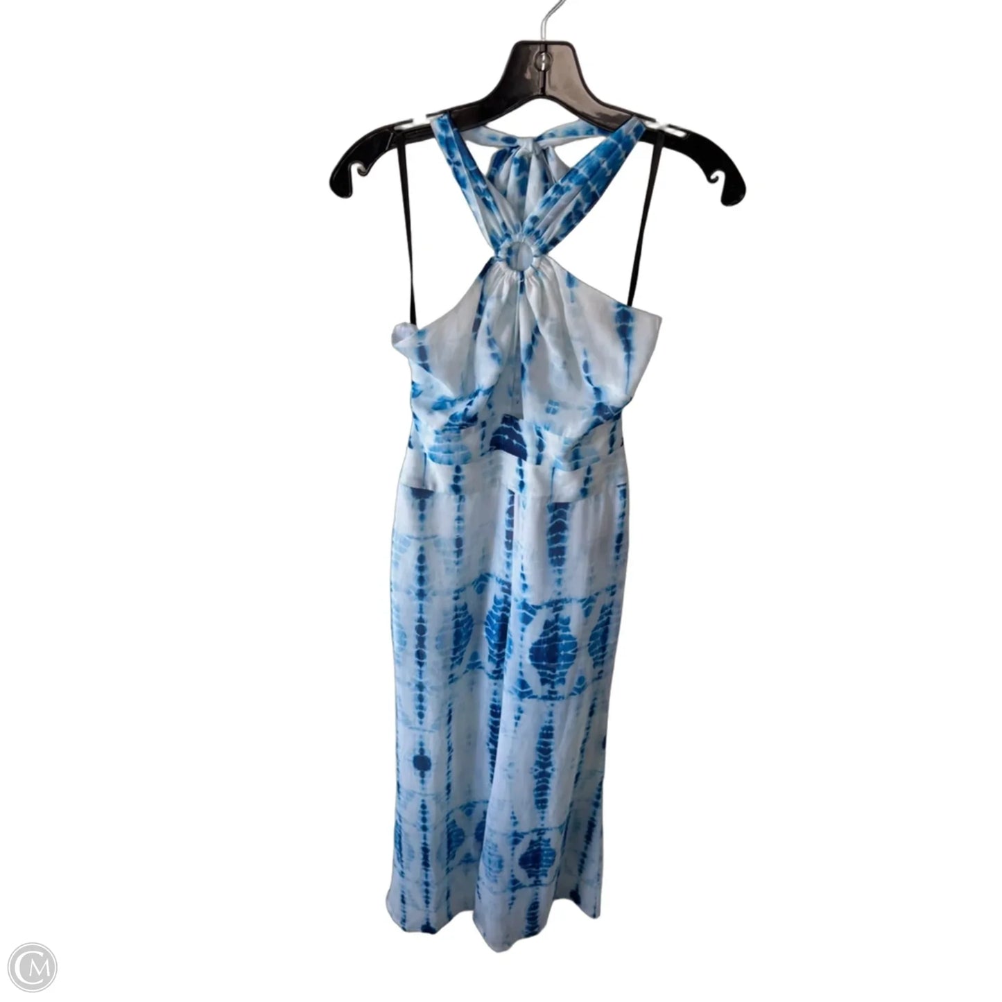 Jumpsuit By Bebe In Blue & White, Size: Xs