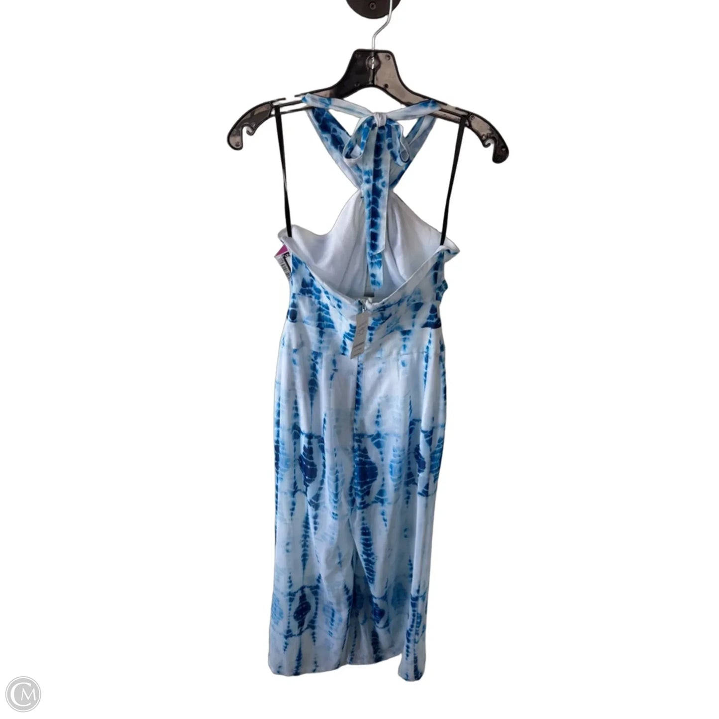 Jumpsuit By Bebe In Blue & White, Size: Xs