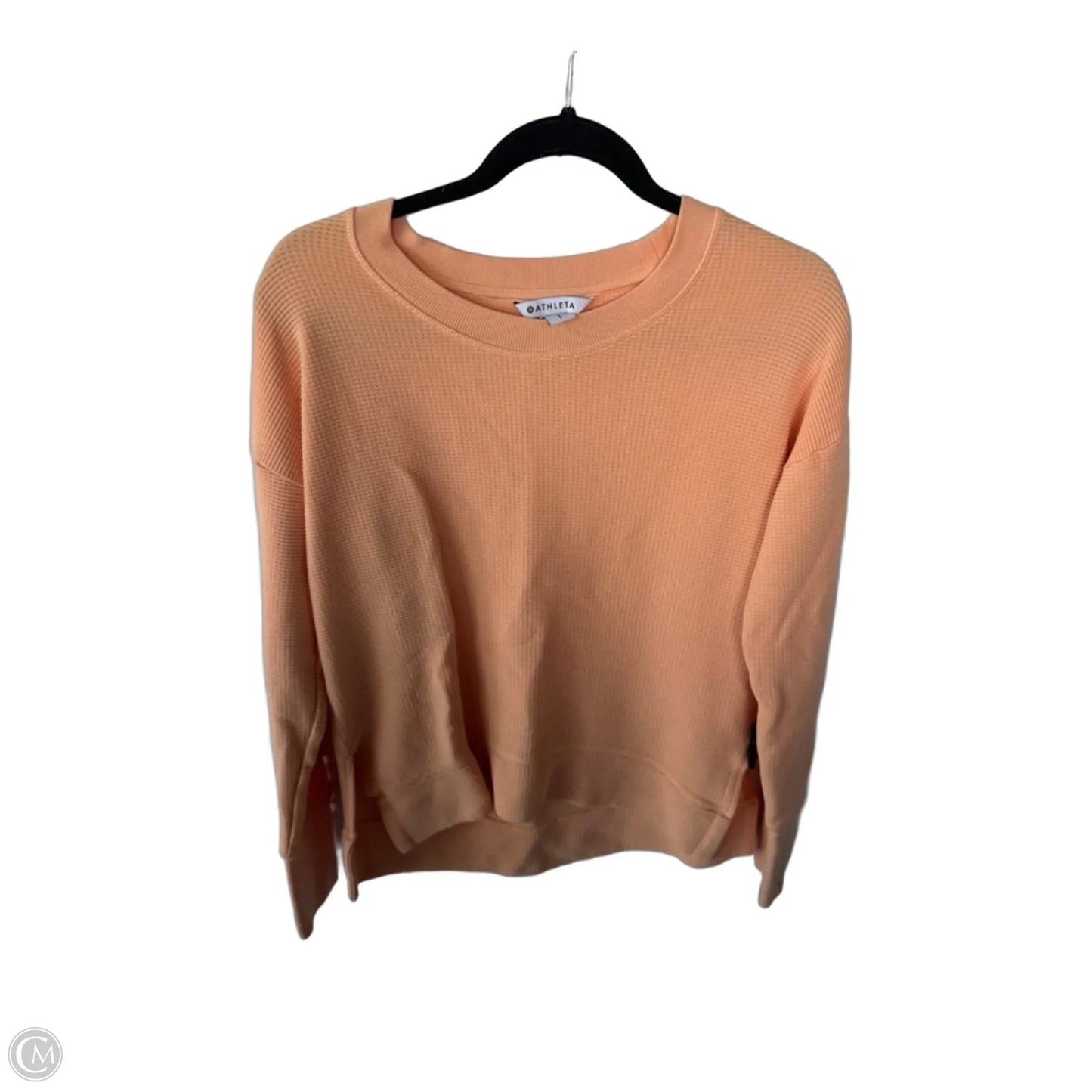 Athletic Sweatshirt Crewneck By Athleta In Orange, Size: S