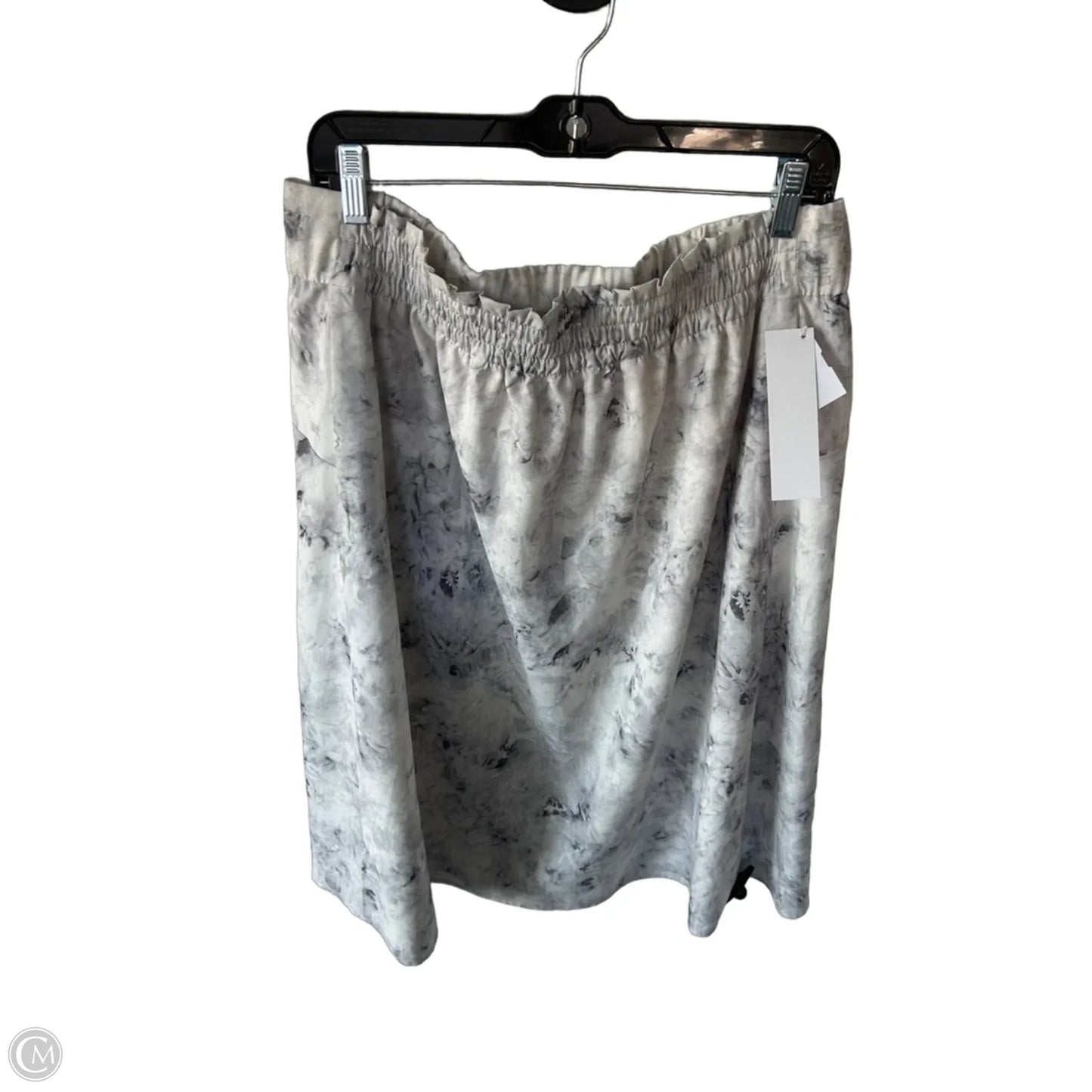 Skirt Midi By Lululemon In Grey & White, Size: 14
