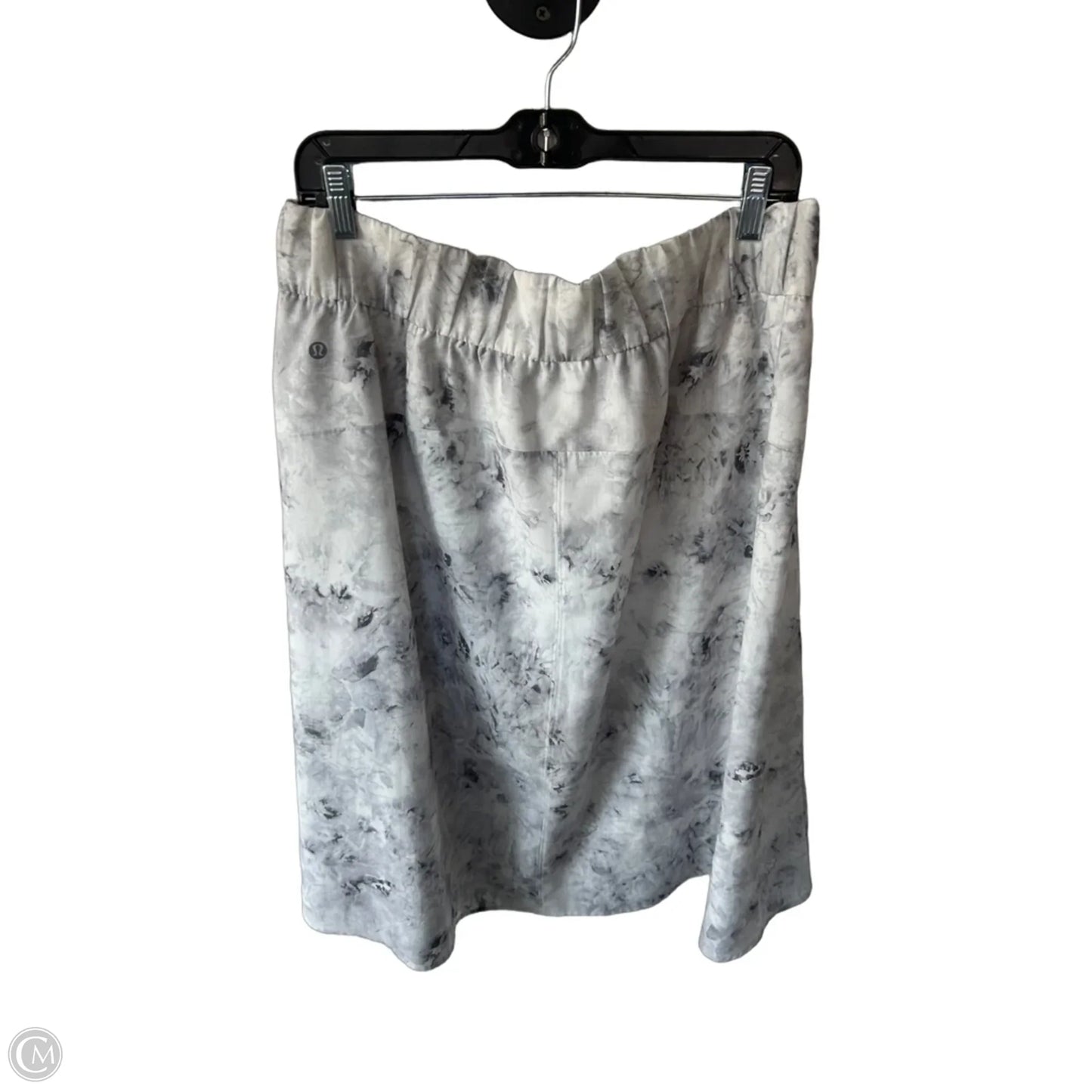 Skirt Midi By Lululemon In Grey & White, Size: 14