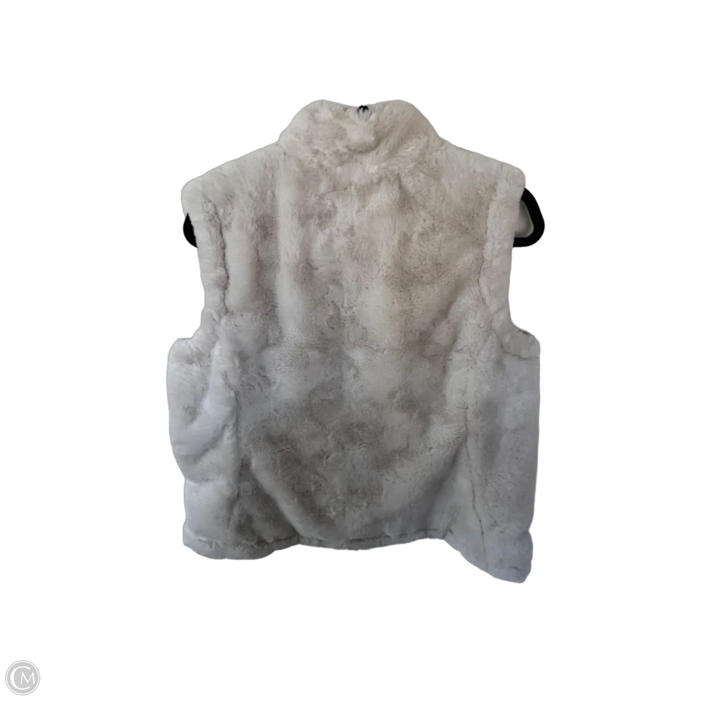 Vest Faux Fur & Sherpa By Nicole By Nicole Miller In Cream, Size: L