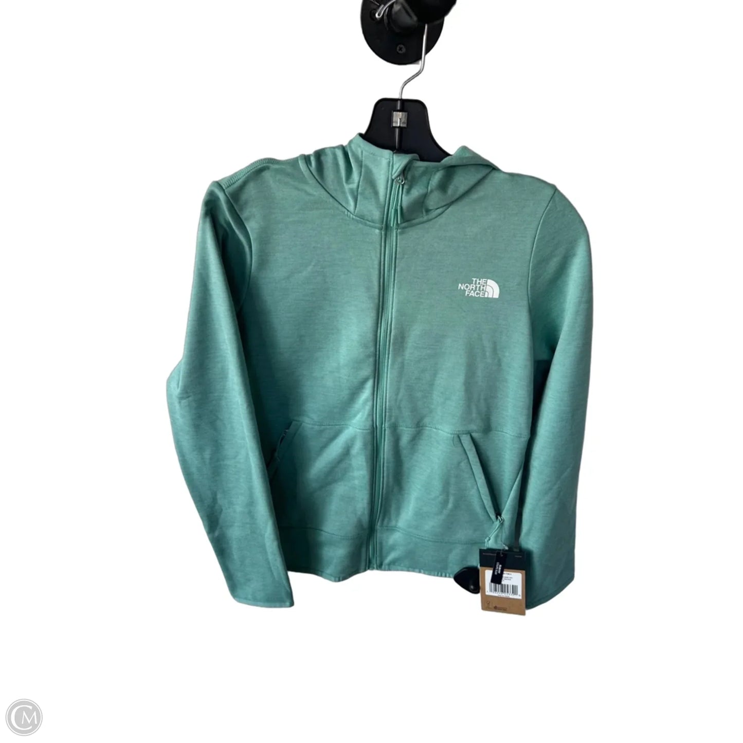 Sweatshirt Hoodie By The North Face In Green, Size: S