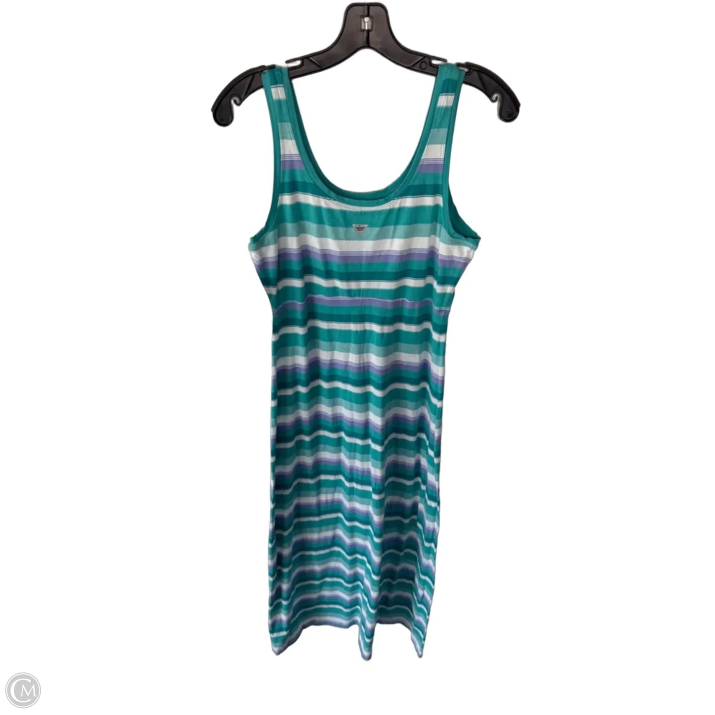 Dress Casual Maxi By Columbia In Blue & Purple, Size: M