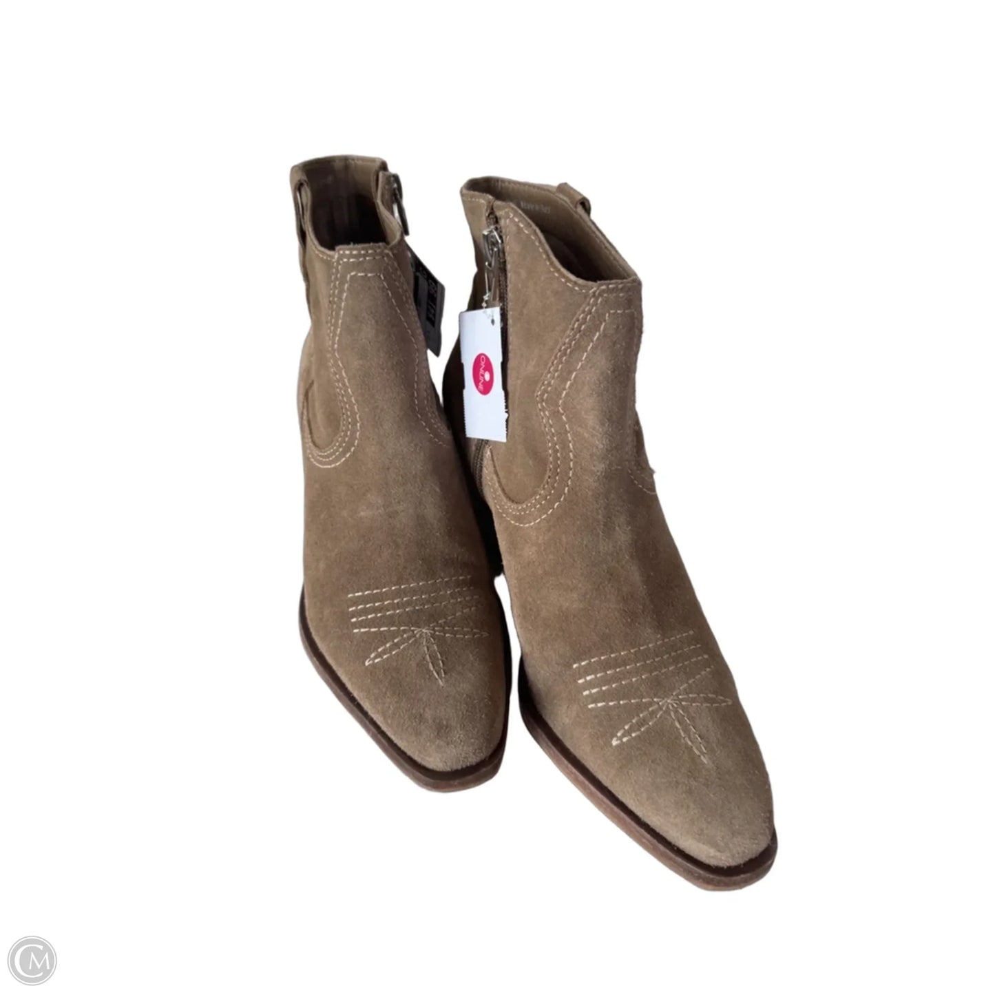 Boots Ankle Heels By Dolce Vita In Brown, Size: 8.5