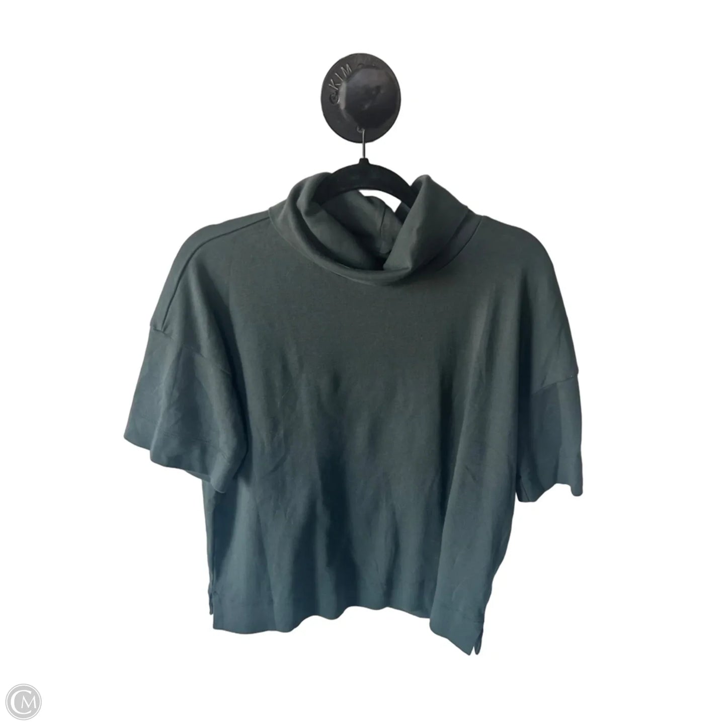 Top Short Sleeve By Lands End In Green, Size: L