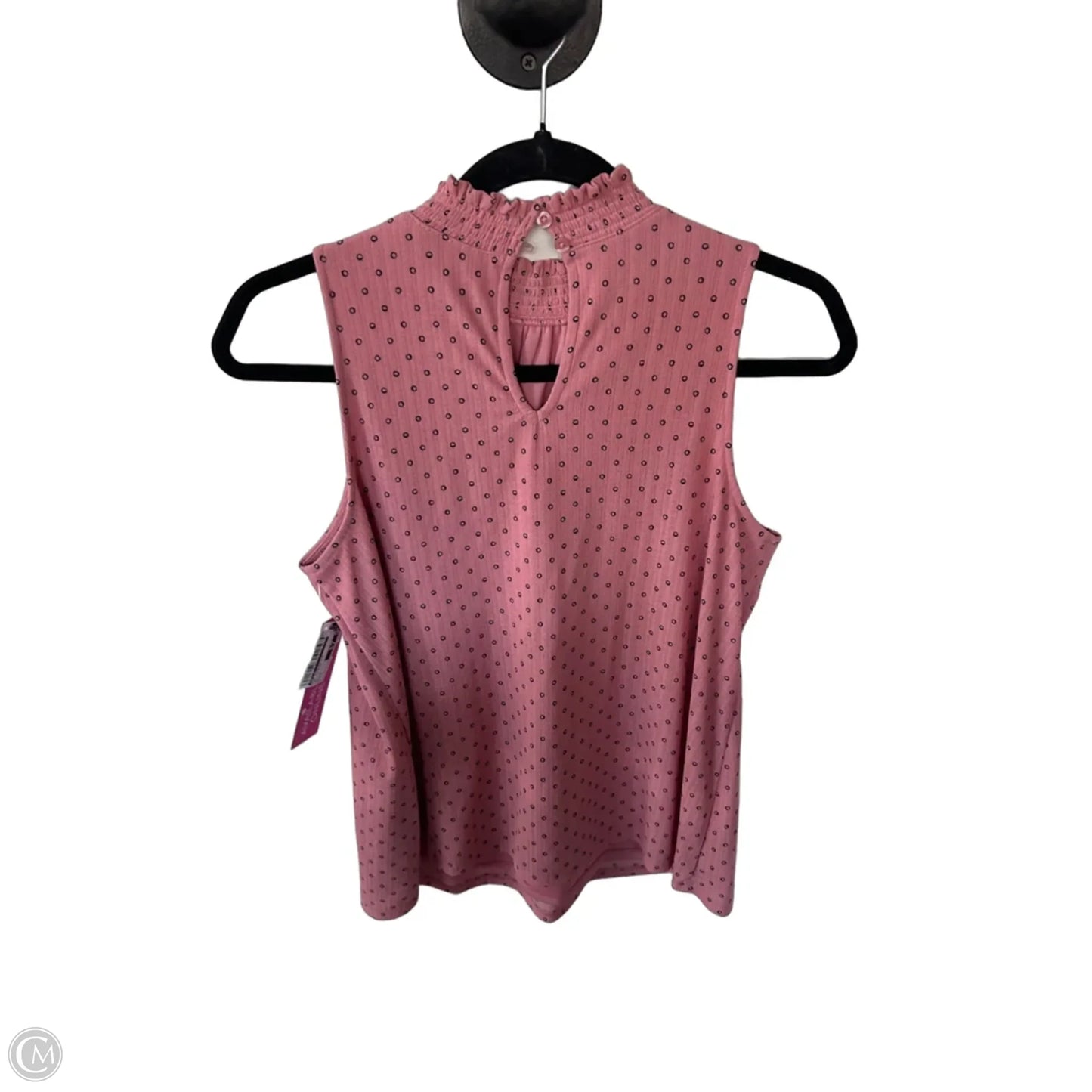 Top Sleeveless By Apt 9 In Blue & Pink, Size: S