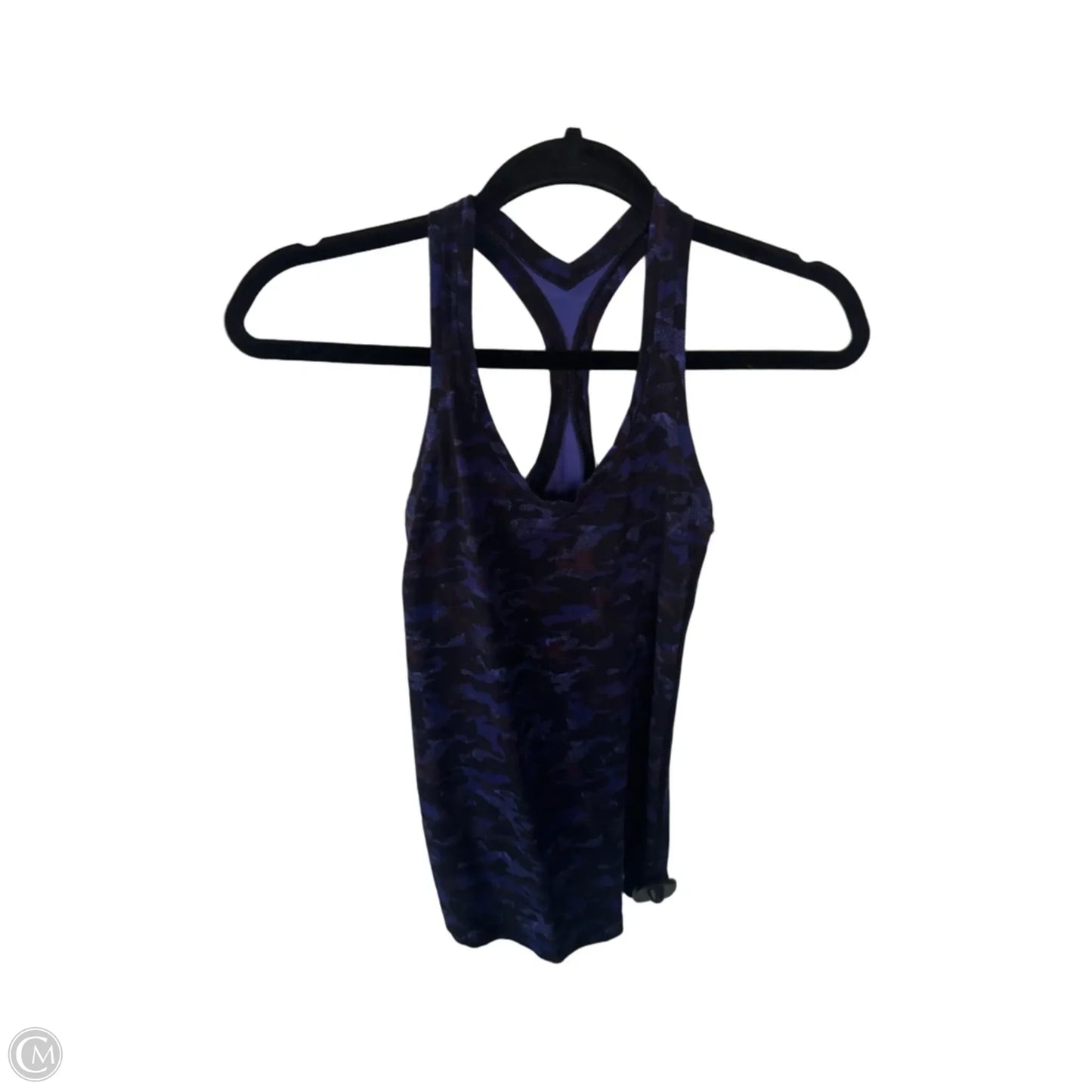 Athletic Tank Top By Lululemon In Black & Purple, Size: Xs