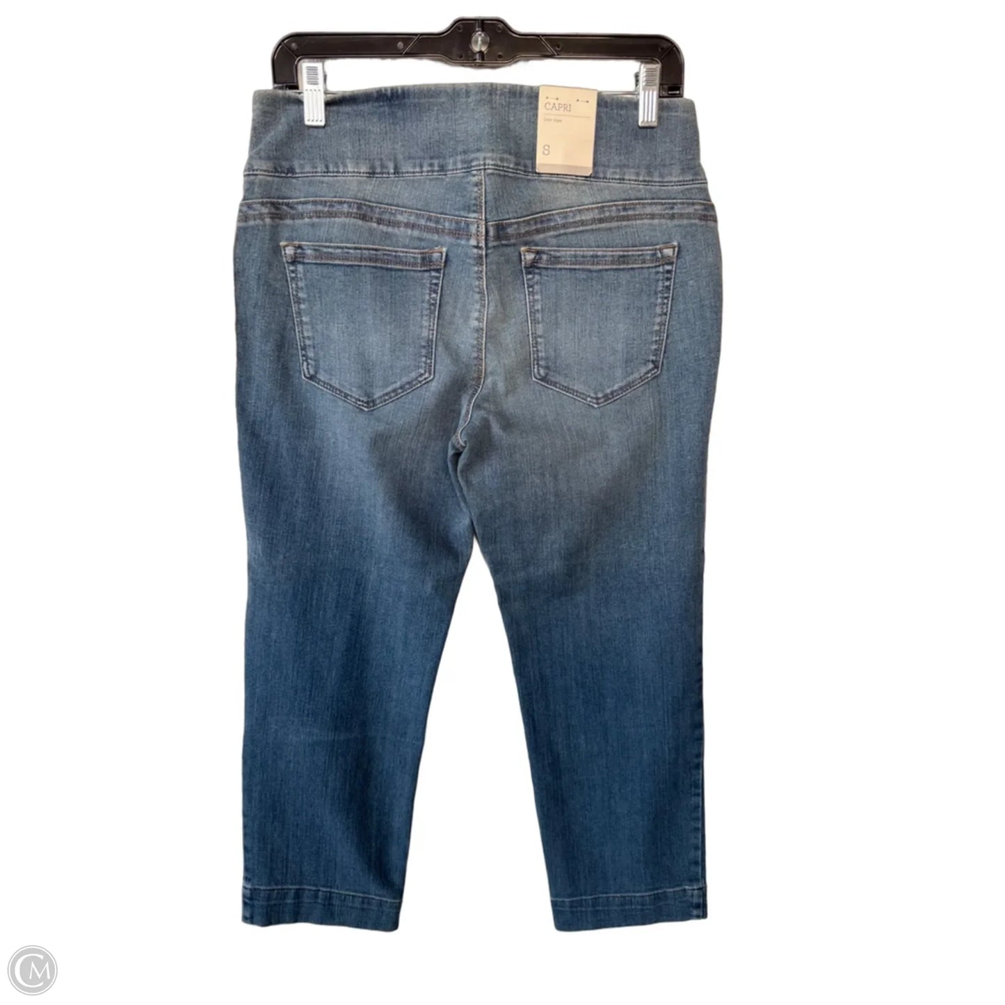 Capris By Style And Company In Blue Denim, Size: S