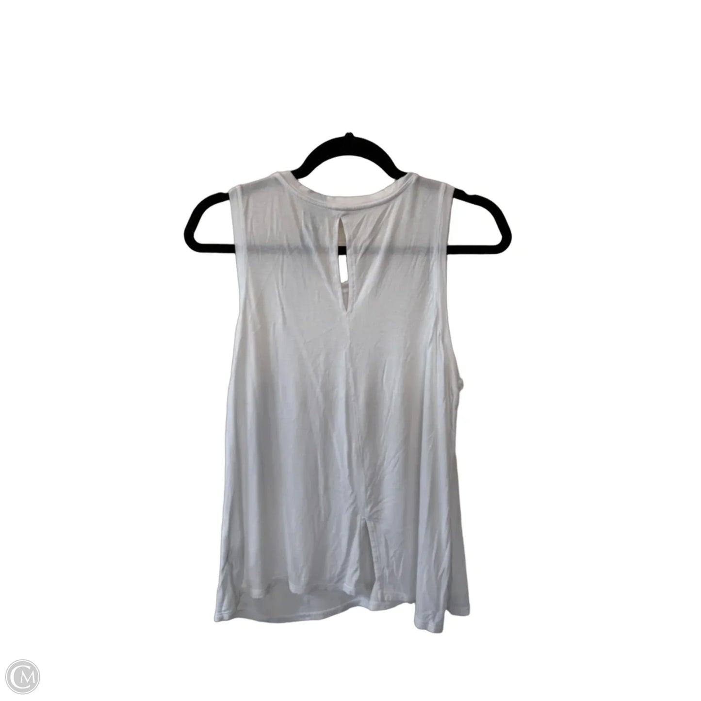 Top Sleeveless Basic By Halogen In White, Size: L