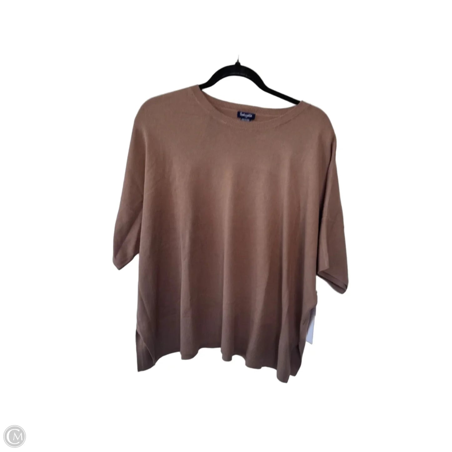 Sweater Short Sleeve By Splendid In Brown, Size: L