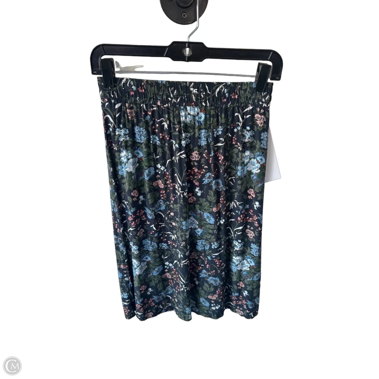 Skirt Mini & Short By Loft In Blue & Green, Size: Xxsp