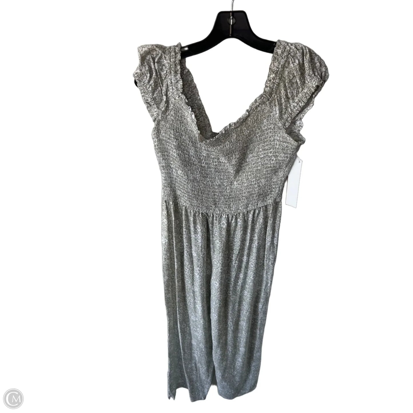 Jumpsuit By Jessica Simpson In Green & White, Size: M