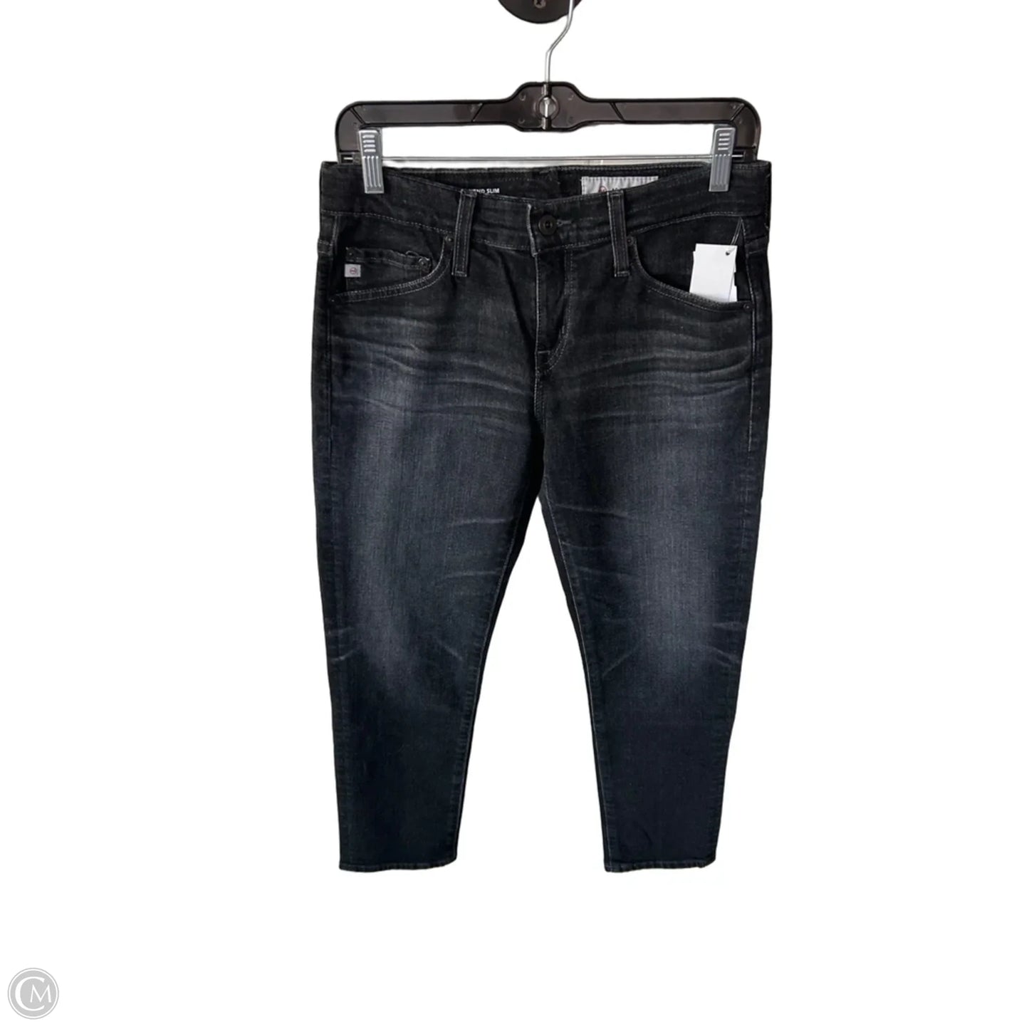 Jeans Boyfriend By Adriano Goldschmied In Black Denim, Size: 2