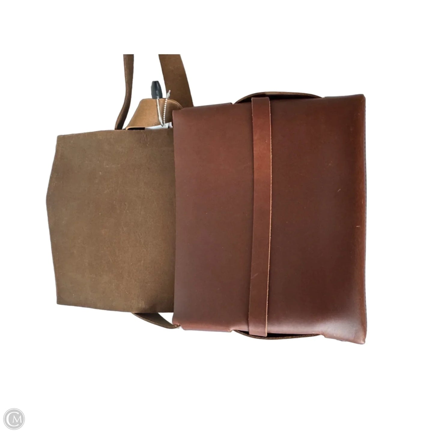 Crossbody Leather By Cmc, Size: Medium