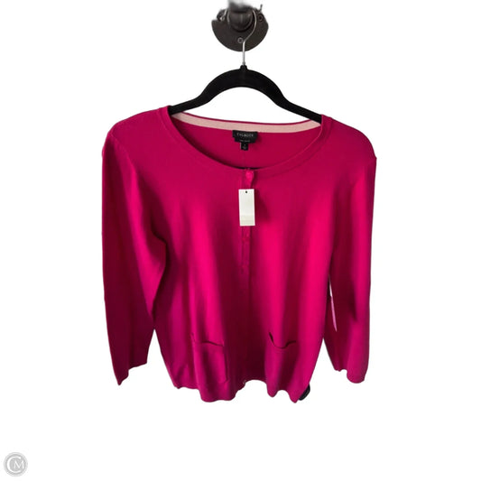 Sweater Cardigan By Talbots In Pink, Size: S