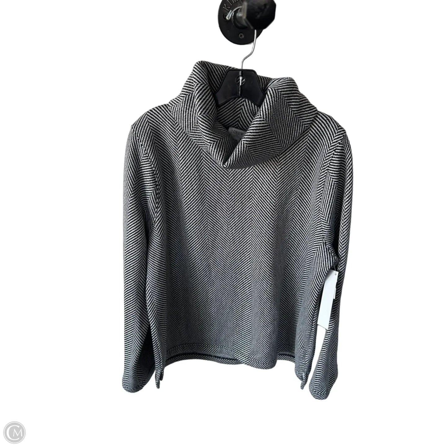 Top Long Sleeve By J. Crew In Black & White, Size: Xxl
