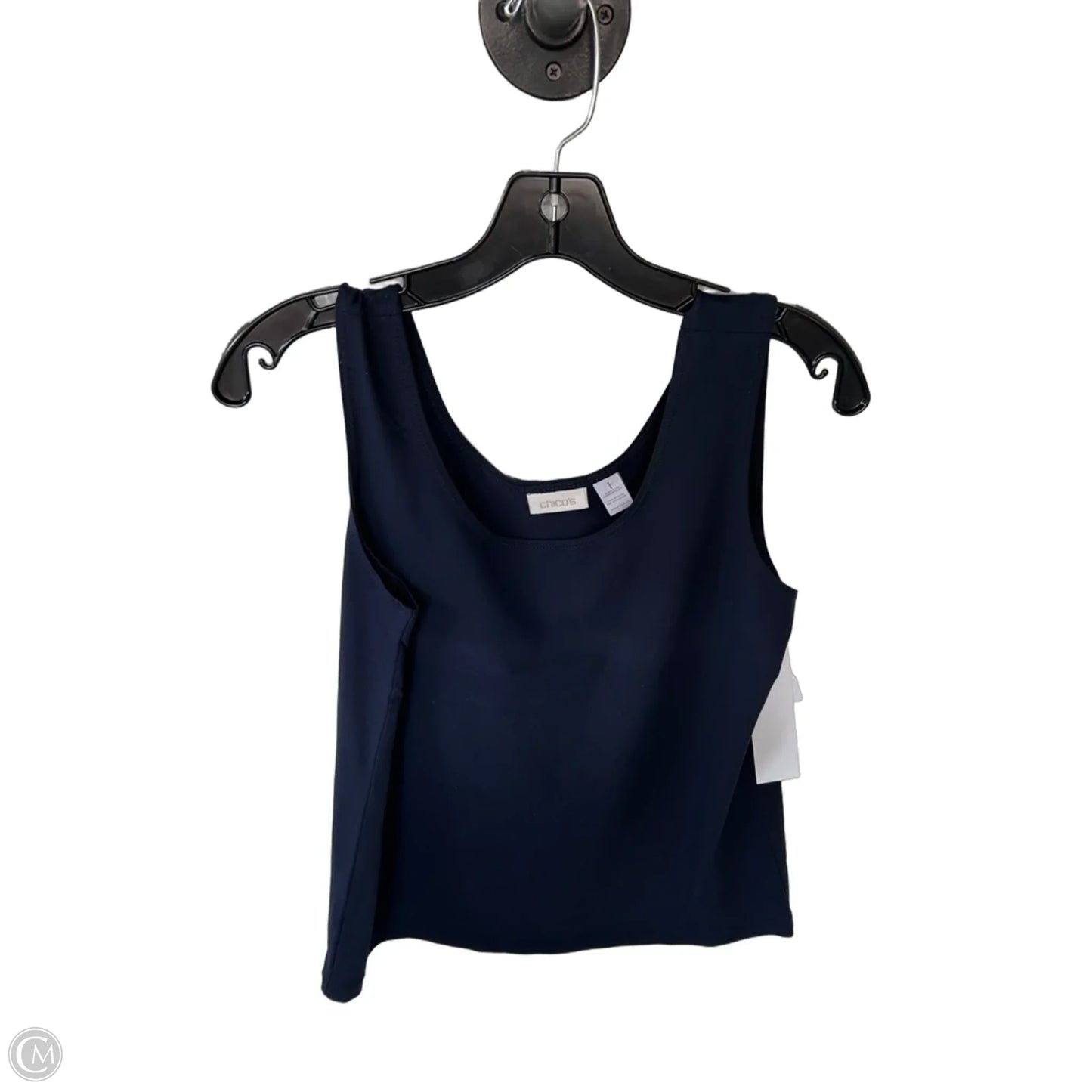 Top Sleeveless Basic By Chicos In Blue, Size: M