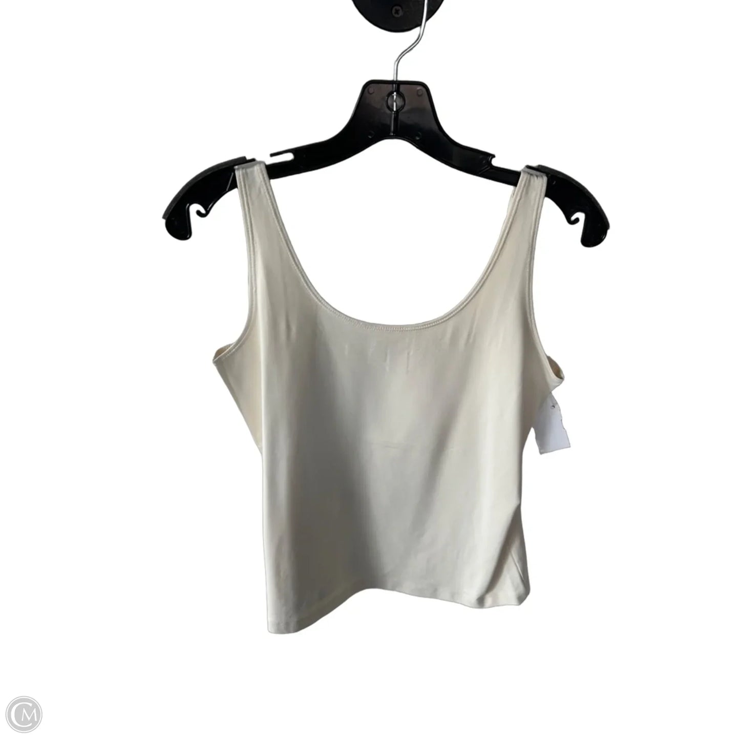 Top Sleeveless Basic By Chicos In White, Size: M
