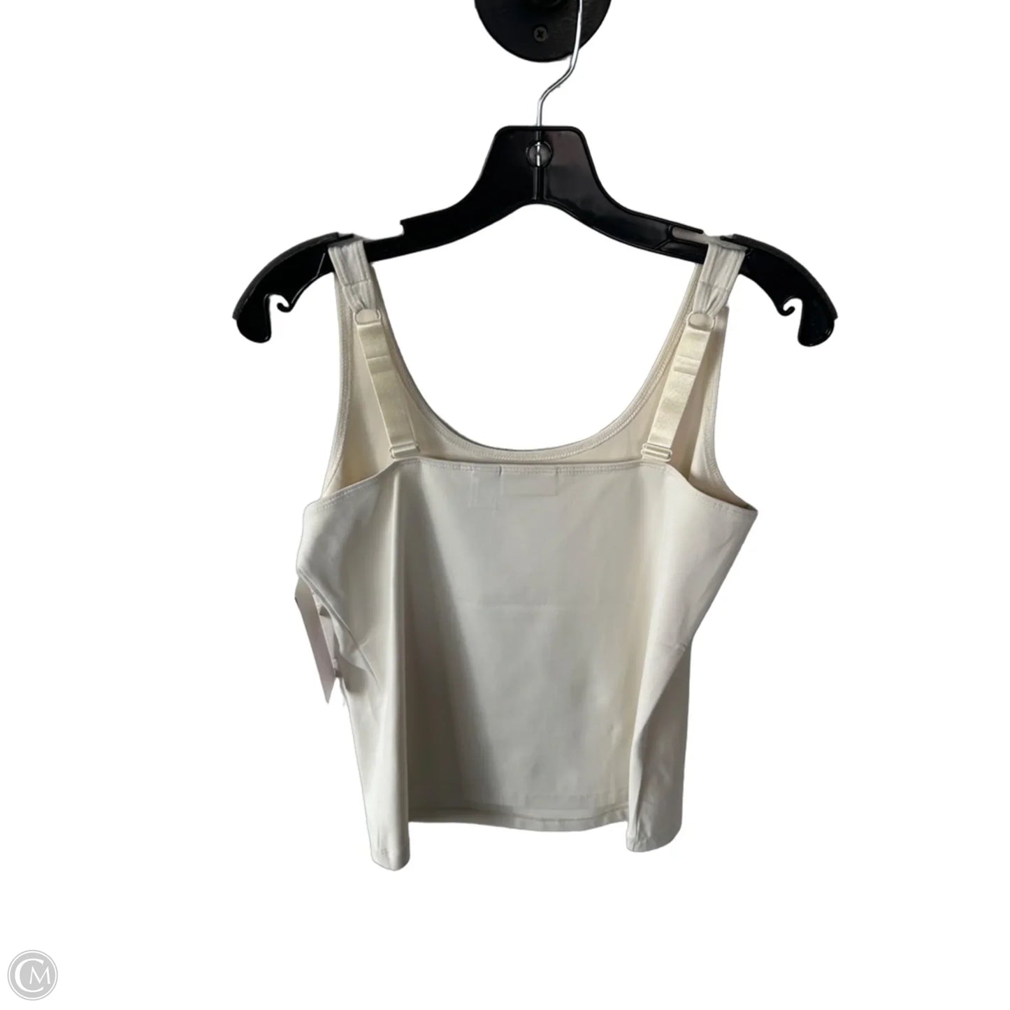 Top Sleeveless Basic By Chicos In White, Size: M