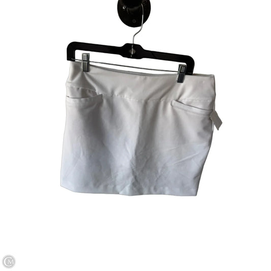 Athletic Skort By Clothes Mentor In White, Size: M