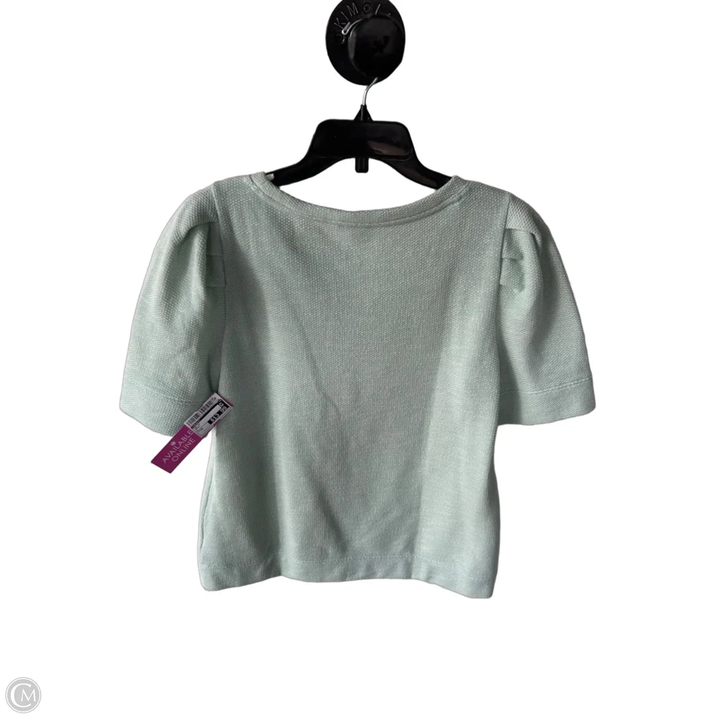 Top Short Sleeve By Talbots In Green, Size: M