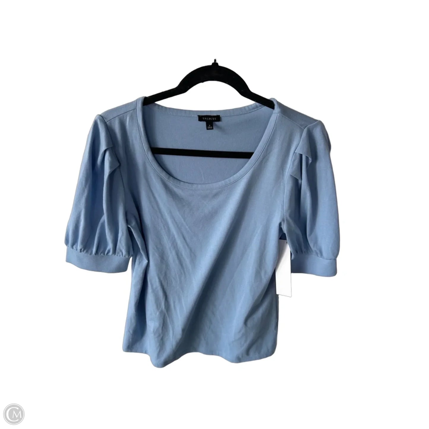 Top Short Sleeve By Talbots In Blue, Size: S