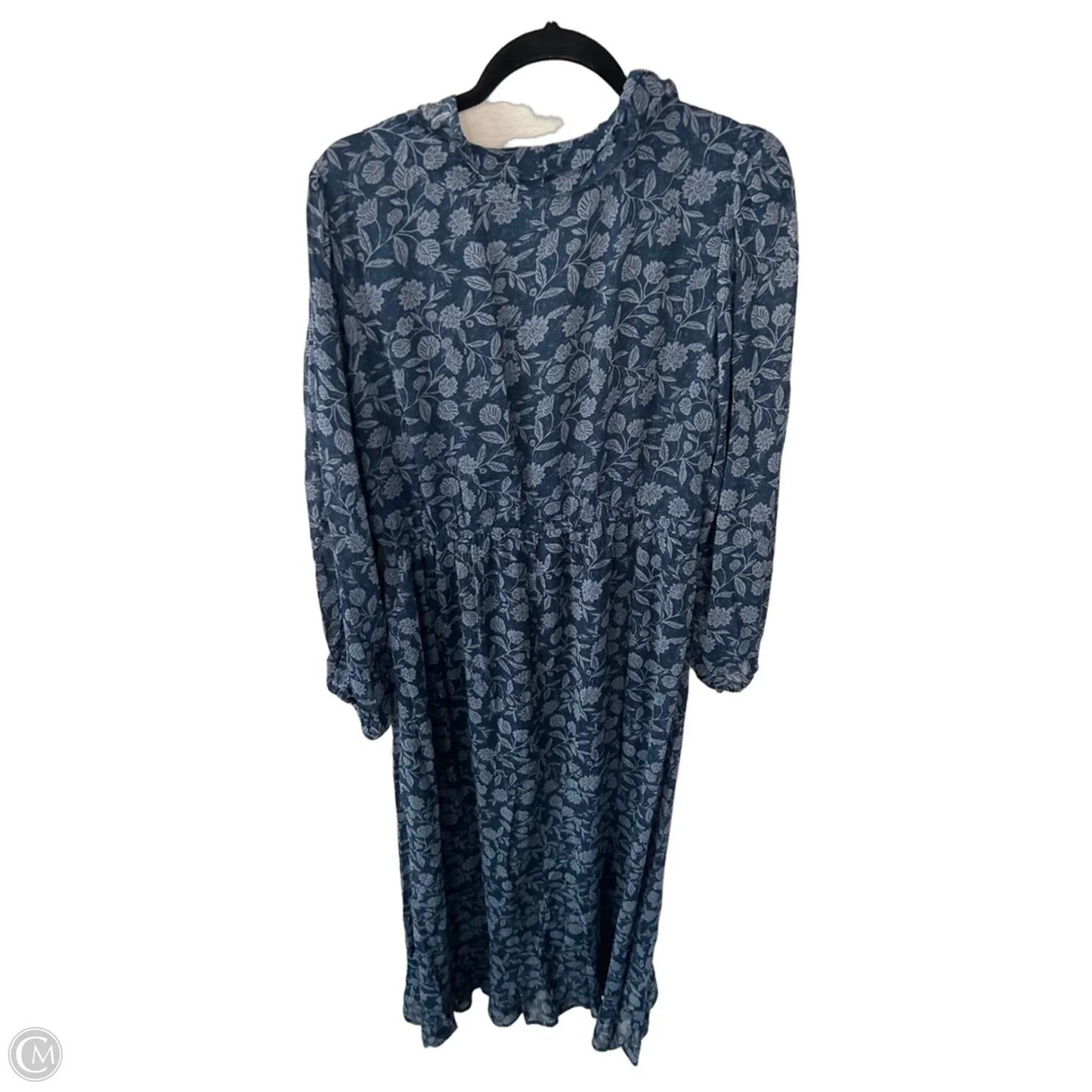 Dress Casual Maxi By Promesa In Blue, Size: L