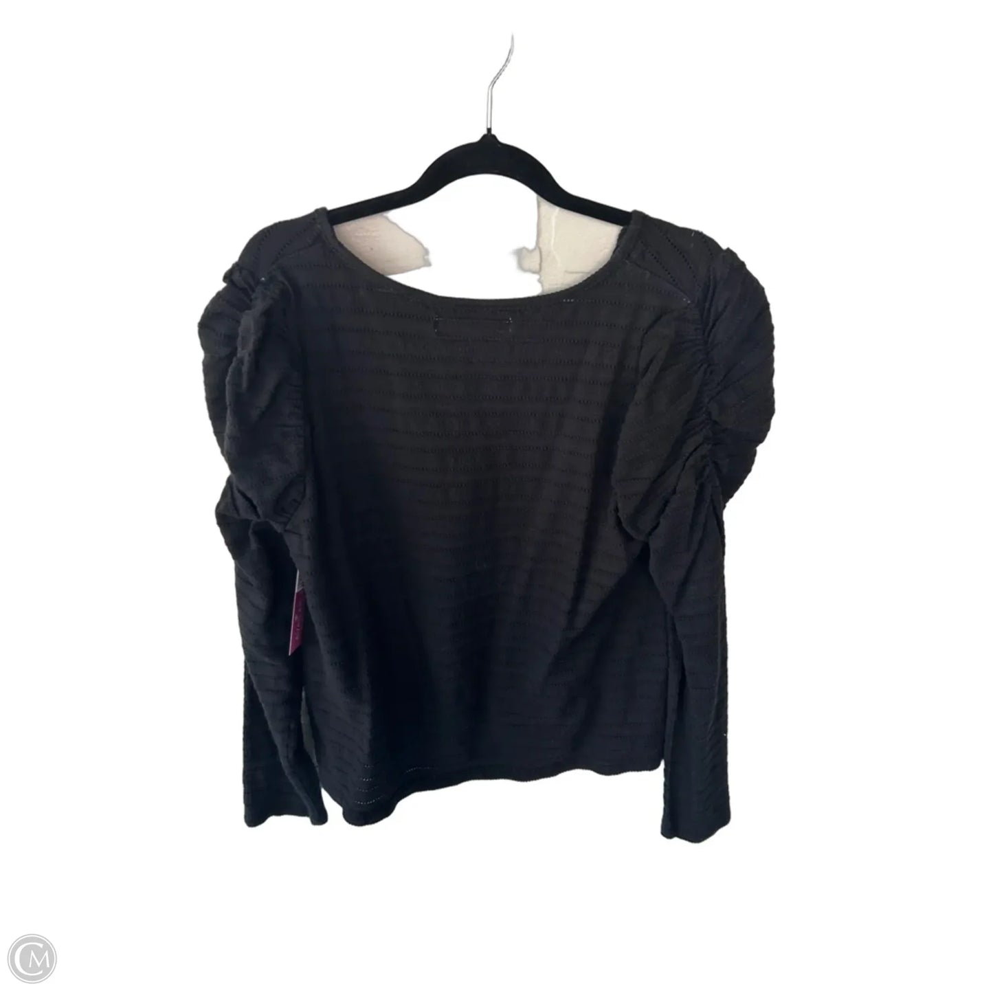 Top Long Sleeve By Loft In Black, Size: M
