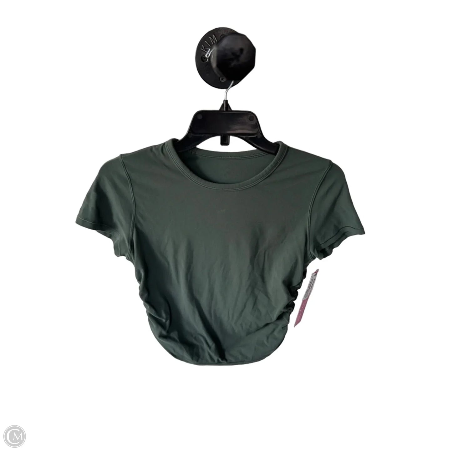 Athletic Top Short Sleeve By Lululemon In Green, Size: S