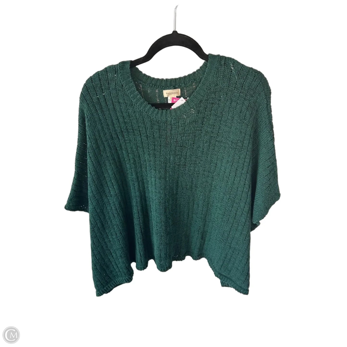 Poncho By World Market In Green, Size: Osfm