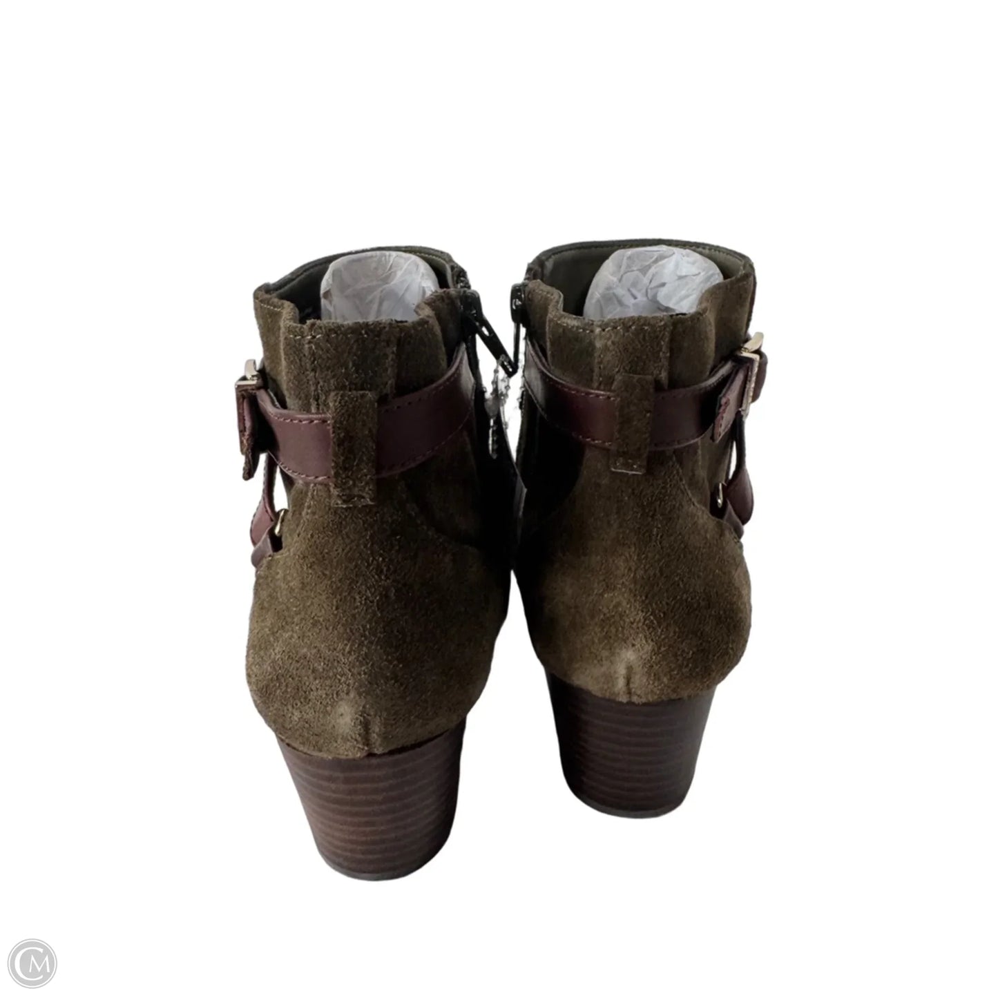 Boots Ankle Heels By Alex Marie In Green, Size: 9