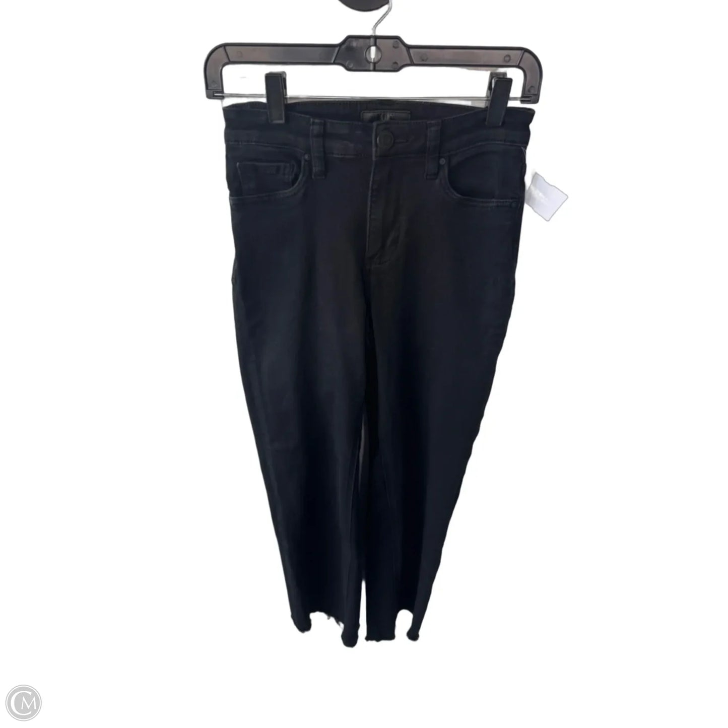 Jeans Flared By Kut In Black Denim, Size: 0