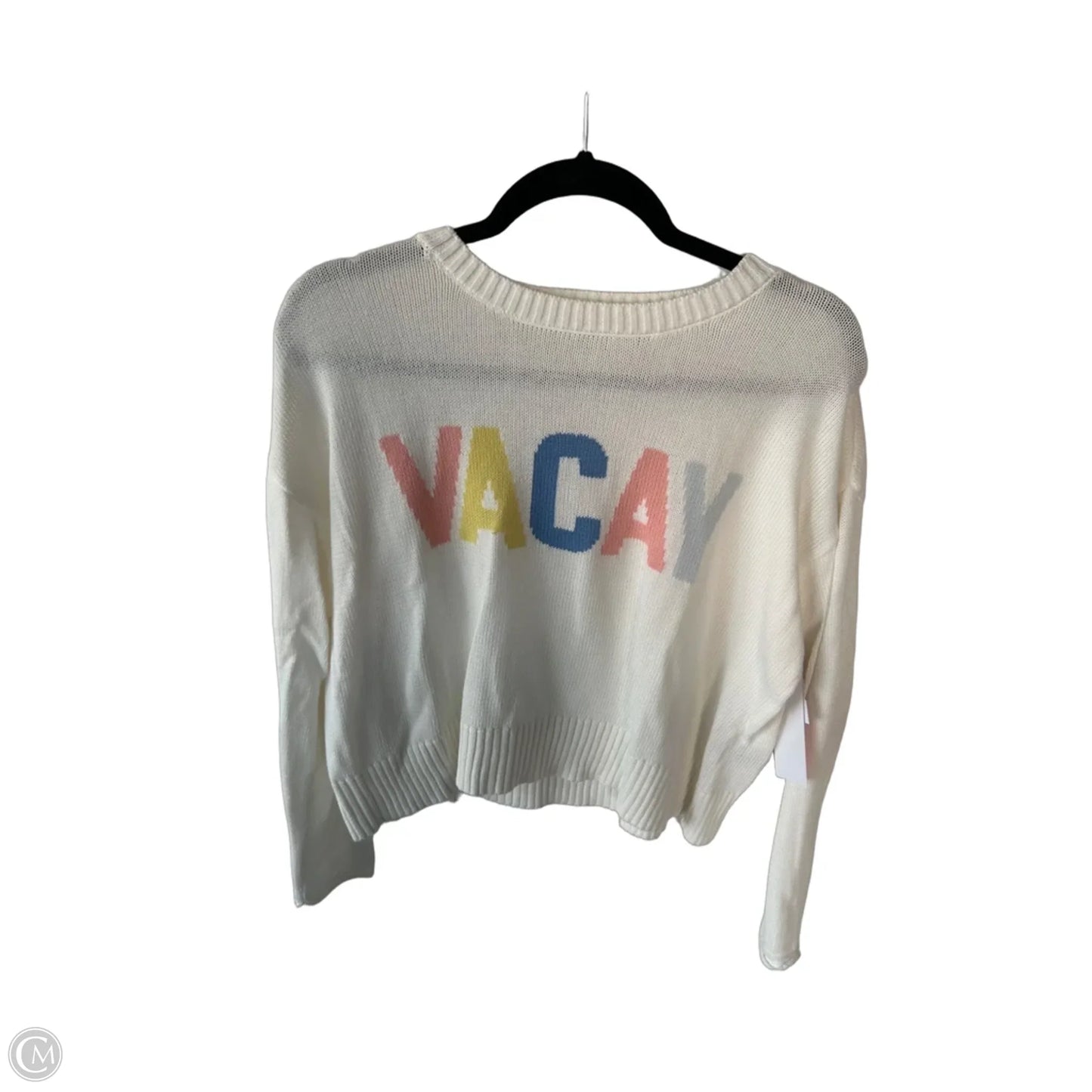 Sweater By Z Supply In White, Size: S