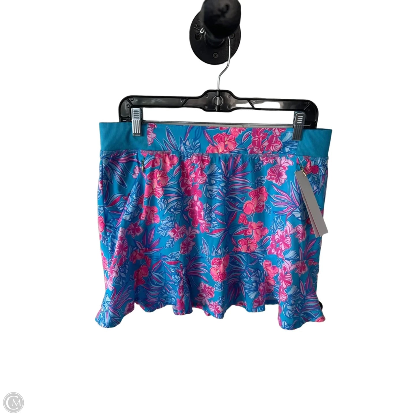 Skort Designer By Lilly Pulitzer In Blue & Pink, Size: L