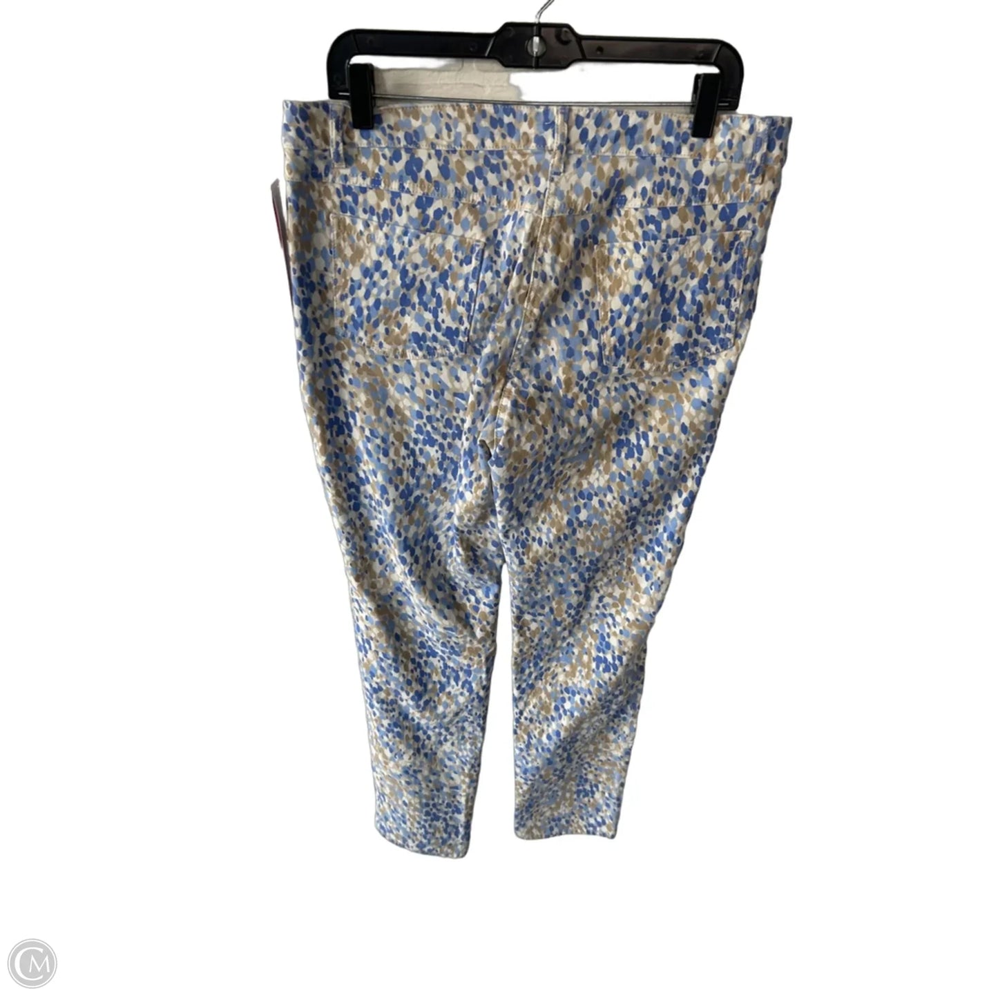 Jeans Straight By J Mclaughlin In Blue & Tan, Size: 14