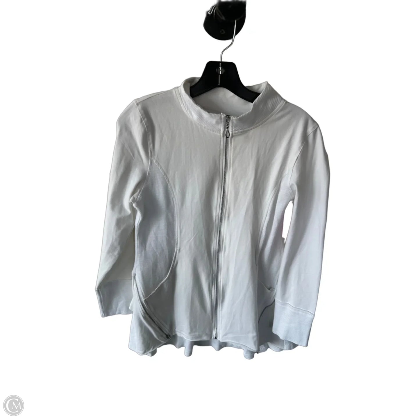 Athletic Jacket By Neon Buddha In White, Size: Xs